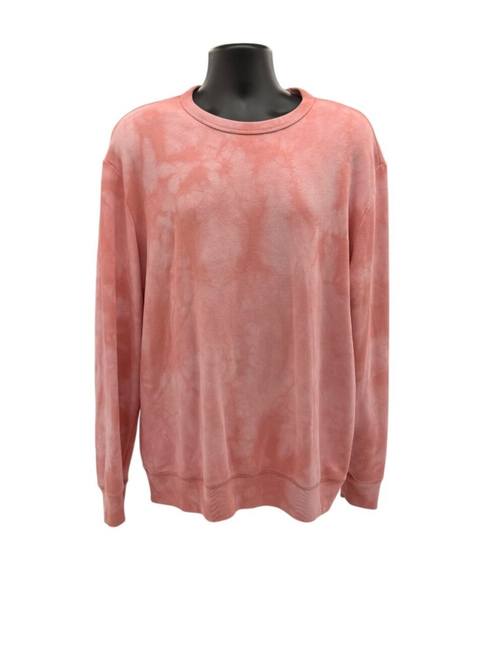Gap Men's Pink Tie-Dye Sweatshirt, L